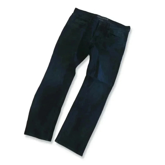 🔥 Express Jeans, Rocco Slim Fit w/Skinny Leg, Size 36x32, Dark Blue, EUC - Picture 1 of 8